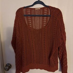 Maurices Terracotta Knit Sweater